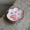 Japanese Cat Paw Ceramic Soy Sauce Plate - Cute Mini Cartoon Design