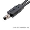 Waterproof Y type Split-line M8 Connector Male Female Plug With 1M Wire Cable Thread Docking for Camera Monitor Medical Ebike
