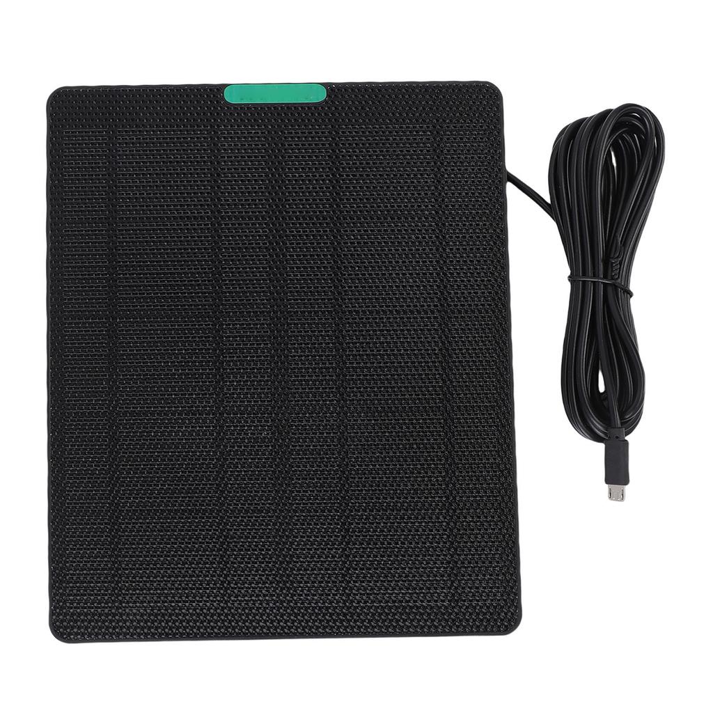 Solar Panel Fit for Ring Camera 10W Water Proof Monocrystalline Silicon Security Camera Solar Panel Black