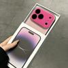 Роскошный прозрачный чехол-окно с кристаллами для iPhone 17 16 15 14 13 Pro Max 16Pro 17Pro Ударопрочный Бронированный Матовый Задний Бампер Прочный Чехол