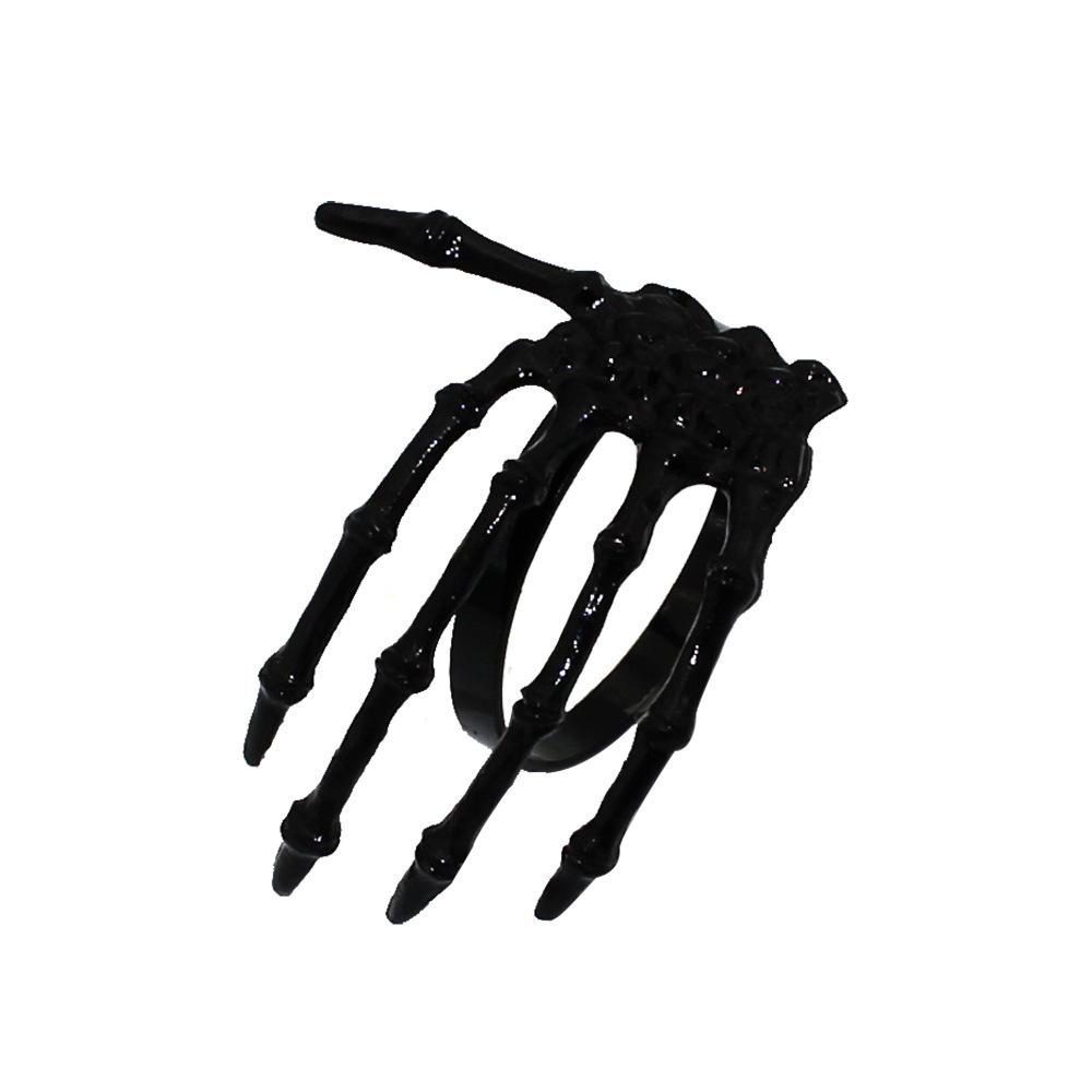 Пряжка для салфеток в виде руки призрака, держатель для колец, декор, принадлежности для Хэллоуина, пряжки из сплава, праздничная посуда, украшение