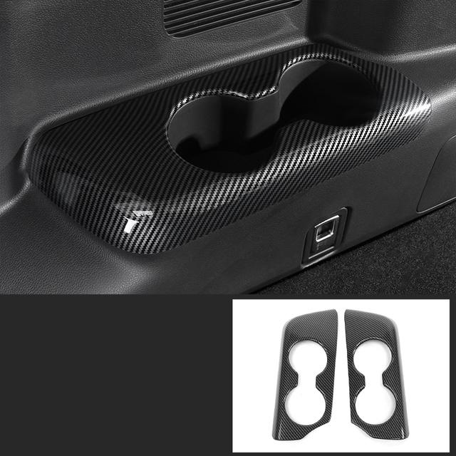 Для Toyota Highlander XU70 Refit 2022 автомобильные внутренние молдинги из углеродного волокна, крышка панели передач, аксессуары для рамки