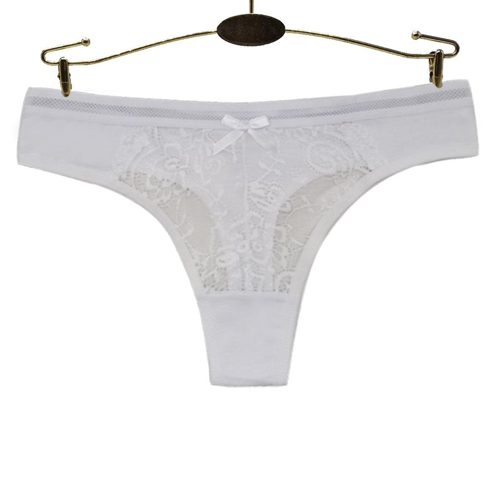 Женские сексуальные стринги, хлопковое женское нижнее белье, кружевные трусики, женские трусики для девочек, нижнее белье, 6 шт.