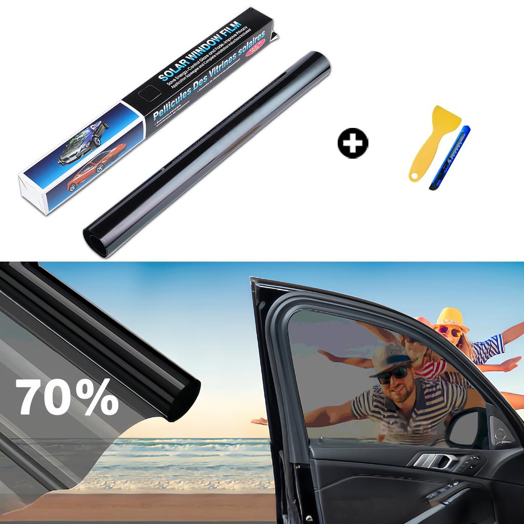 75/50cm X 3/10m Car Window Tint Film Privacy Anti Look Vinyl Foils Sunshade Stickers Windows Solar Protector Glass UV Sun Shade