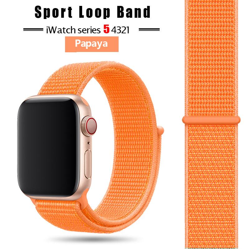 Нейлоновый спортивный ремешок для Apple Watch ремешок 44мм/40мм Apple Watch 6 SE 5 4 3 ремешок Iwatch ремешок 38мм/42мм браслет с аксессуарами для часов
