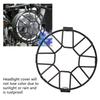 1Pc Motorcycle Headlight Guard Grill Headlight Mesh Grill Cover Universal for Motorbike with 6.5 Inch Headlights