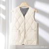 Autumn and Winter Short Down Cotton Vest Women's New Loose and Thin Vest Vest Vest Vest Versatile Jacket Tide
