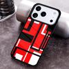 Стильный полосатый чехол в миланском стиле для iPhone 17 16 15 Pro Max Air 14 13 12 11 Plus Ударопрочная обложка Capa