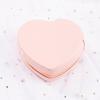 Heart-Shaped PU Leather Jewelry Box for Necklace and Ring Storage