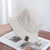 Casual versatile short-brimmed bucket hat women's outdoor street senior sense summer sunshade basin hat men's mountaineering hat