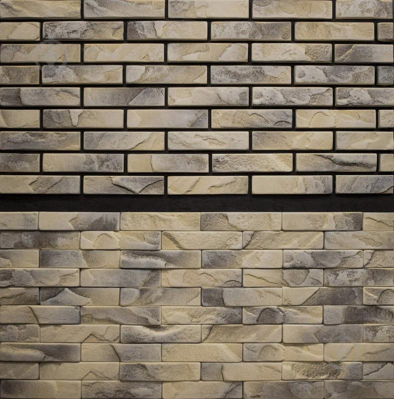 Mold for Wall Decoration, Artificial Stone and Tiles from Plaster, Concrete, Gypsum 'Marcel' SET 10 Pcs DIY