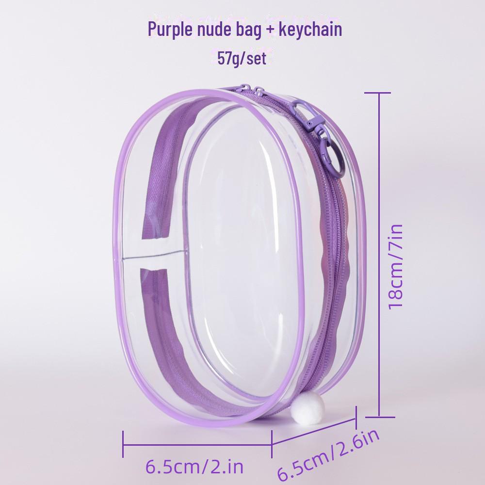 Защитный чехол из винила Labubu: Высокопрозрачная пылезащитная подвесная сумка для аниме-кукол