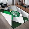 Celtic FC Flannel Pattern Square Carpet,Area Rug,Carpet Rug for Living Room Bedroom Sofa Playroom Decor,Non-slip Floor Mat