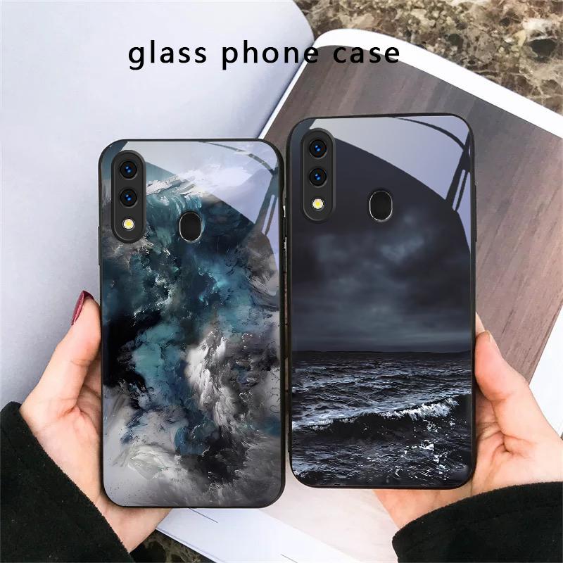 Абстрактные Современные Волны Для Samsung Galaxy A30 A31 A32 A33 A34 A35 A42 A30s A20 A25 A26 A51 A56 A54 A72 A73 A70 Стеклянный Чехол Для Телефона