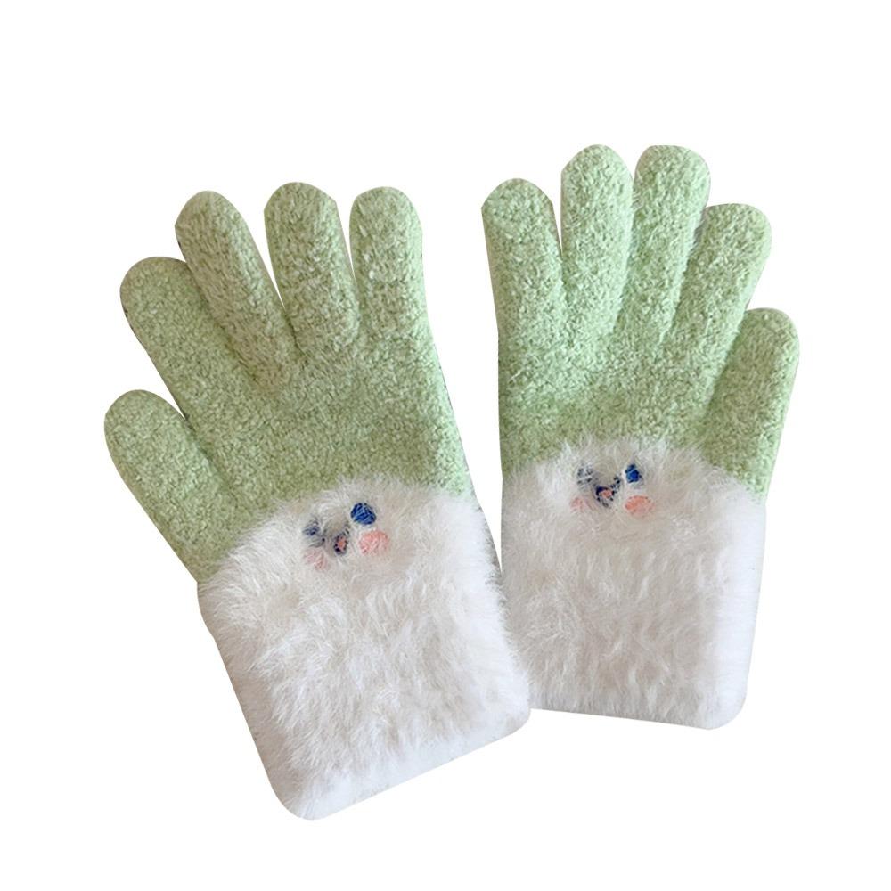 Coldproof Kids Winter Gloves Windproof Baby Gloves Cute Children Mittens for 7-15 Years Old Toddler