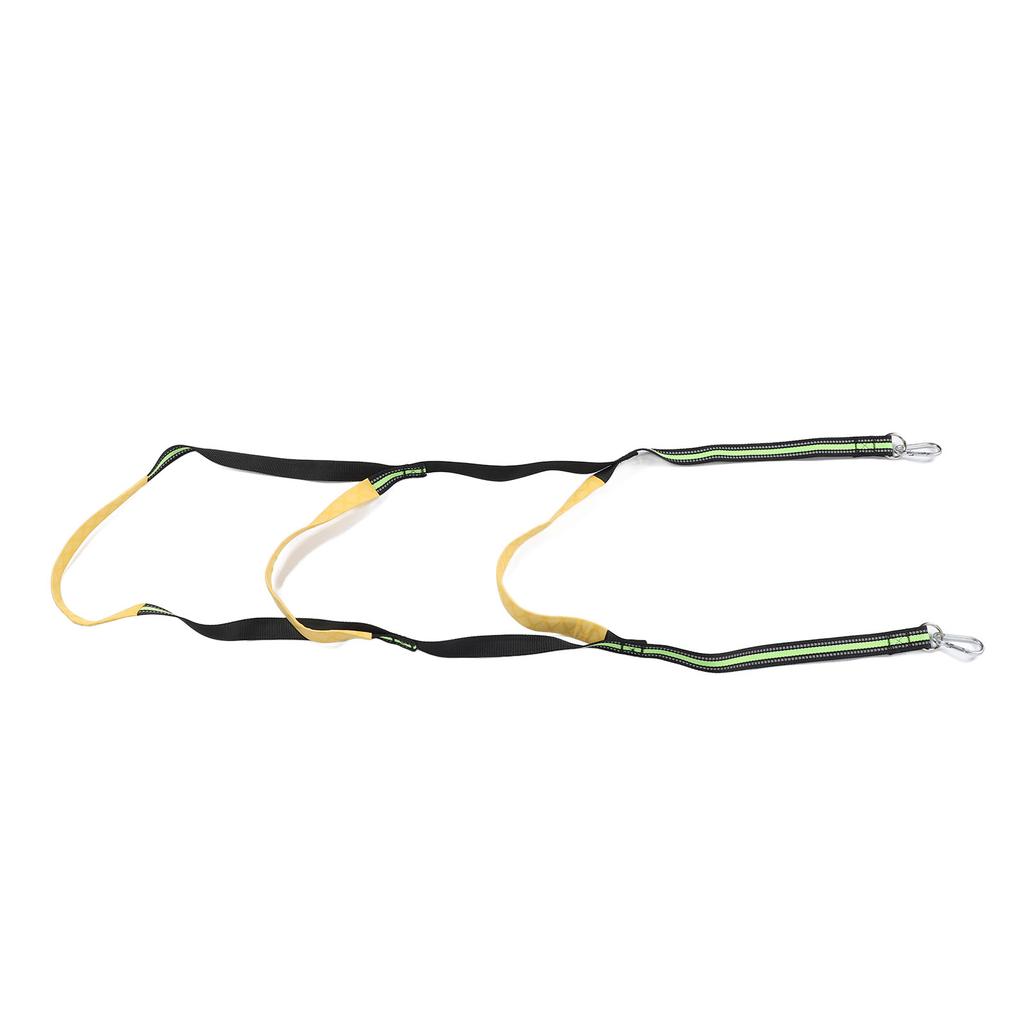 Лестница для лодки из веревки, 3 ступени, складная мягкая лестница для плавания для надувной лодки, каяка, каноэ, флуоресцентно-зеленая