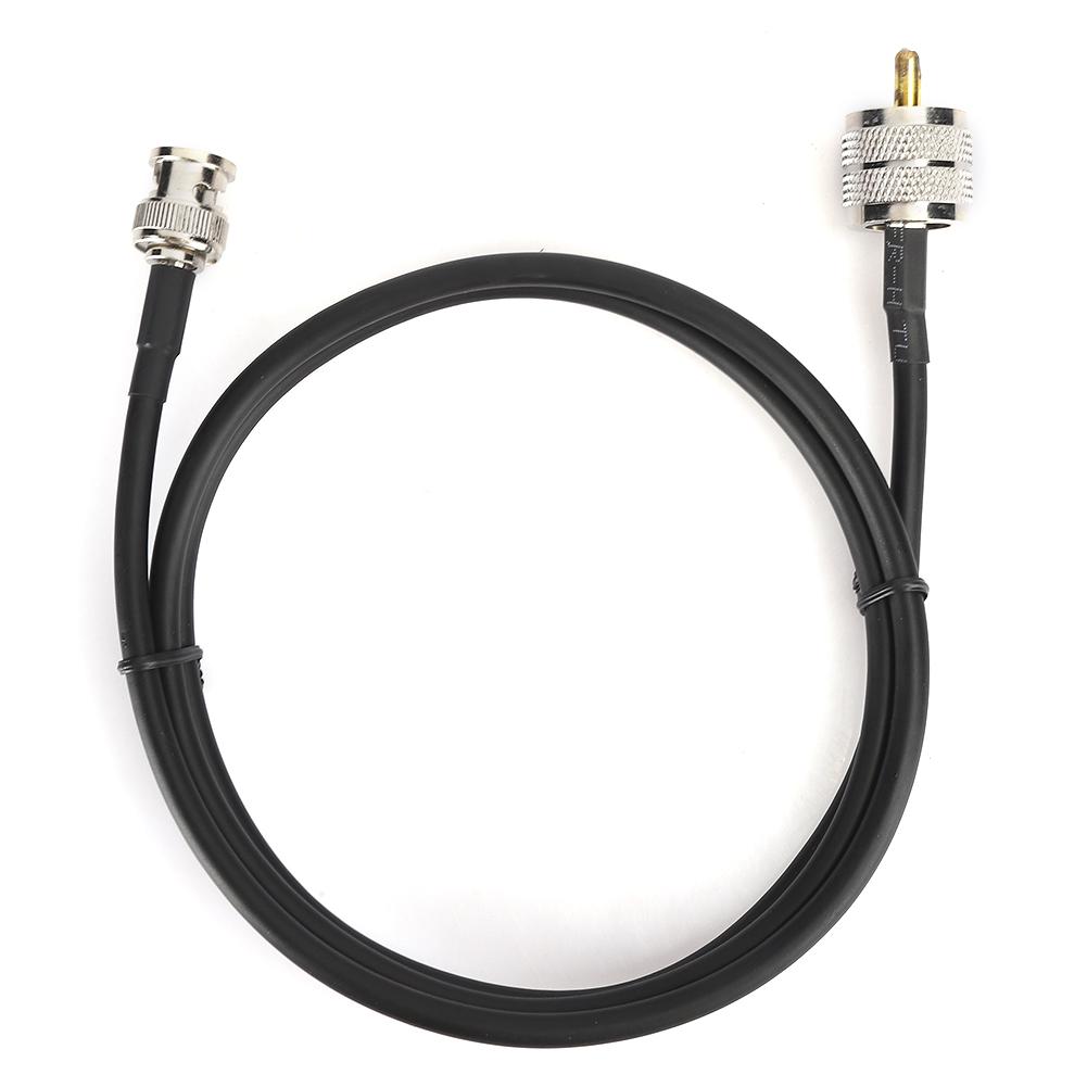 1M UHF Male PL259 to BNC Male Тестовый кабель Провод Коаксиальный Кабель Адаптер Аксессуар