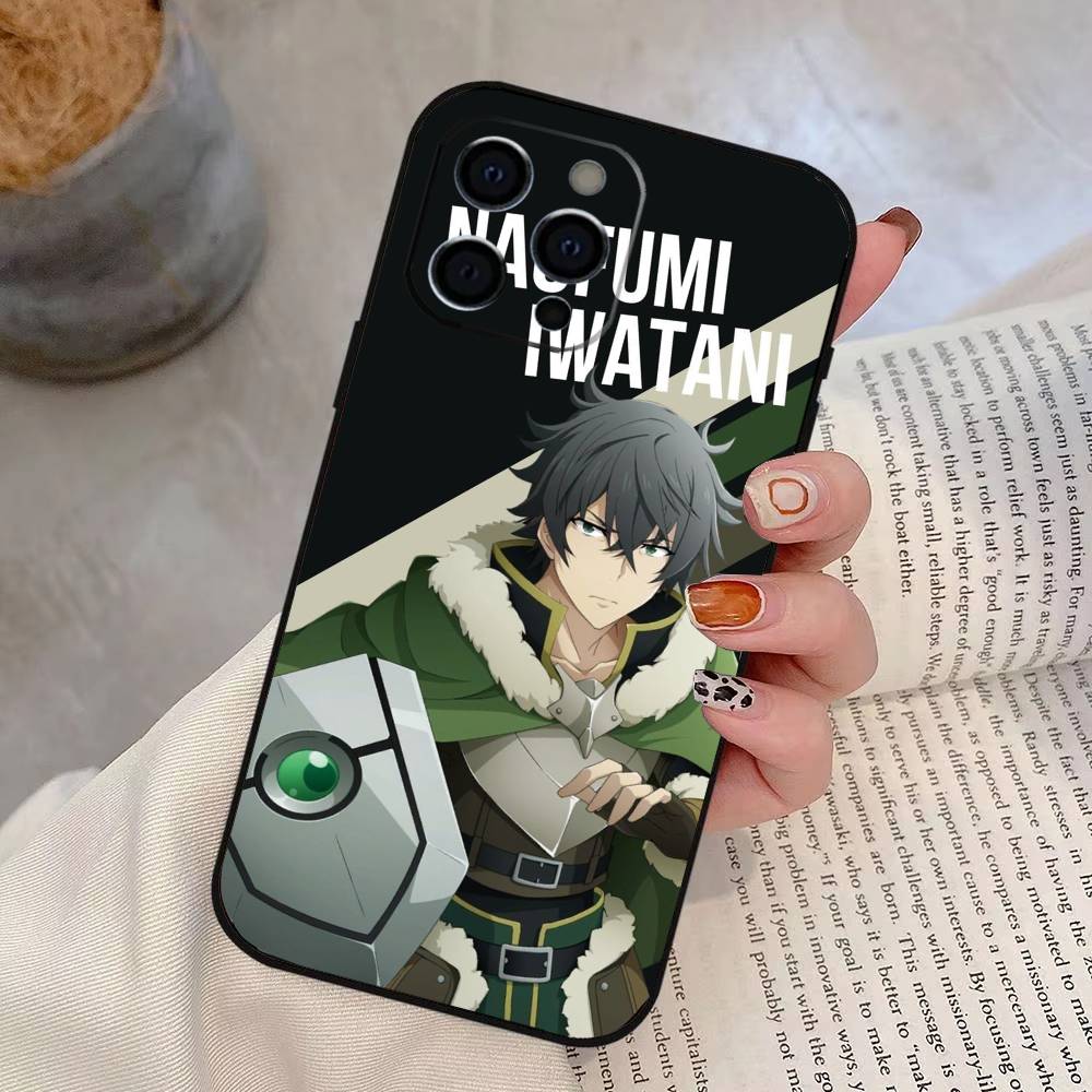 Чехол для телефона "Восхождение Героя Щита" для iPhone 17,16,15,14,13,12,11 Plus,Pro Max,XS, Мягкий Силиконовый Черный Чехол