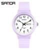SANDA Personalized Creative Dual Calendar Electronic Quartz Men's and Women's Same Style Couple Watch