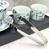 Multifunction Teas Press And Filter Tool Ergonomic Squeeze Mechanism Steel Teabag Tongs For Multiple Beverages Type