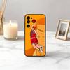 Cute Boys S-Slam-s D-Dunk Phone Case Black Silicone Soft For Samsung S25,S24,S21,S22,S23,S30,Ultra,S20,Plus,Fe,Lite