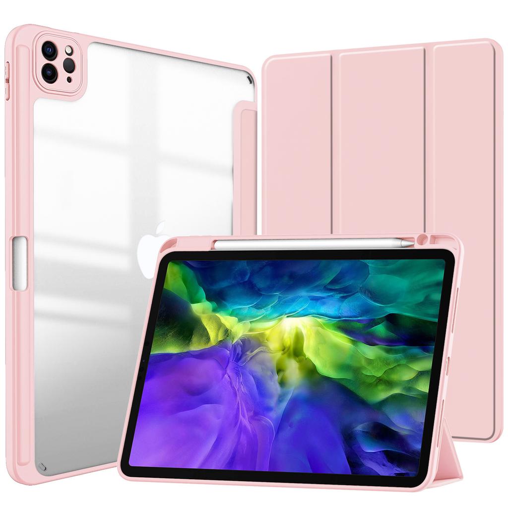 Чехол для iPad Pro M5/M4 (11-дюймовый) Модели 2025/2024, Прозрачная акриловая задняя крышка