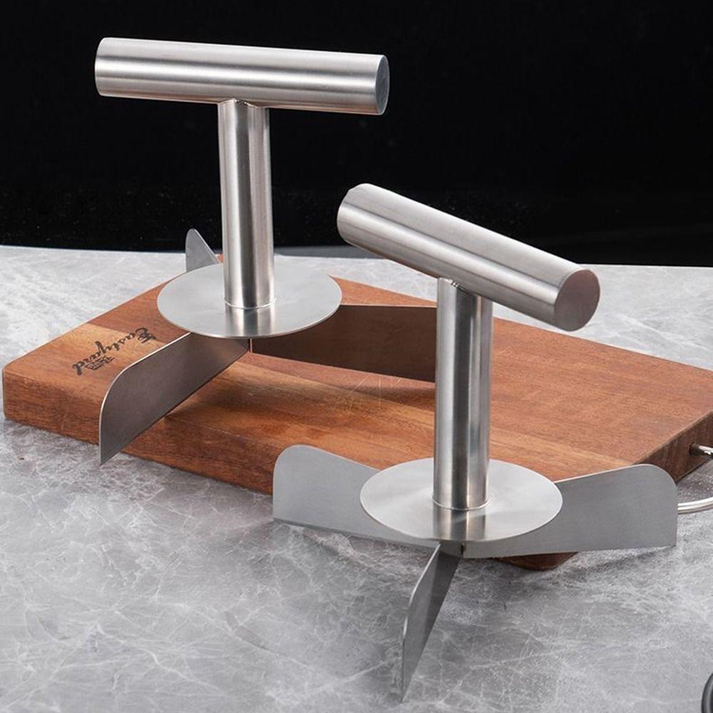 3/4 Divided Dough Divider Stainless Steel Dough Chopper Multifunctional Pizza Cutter  Baking Tools