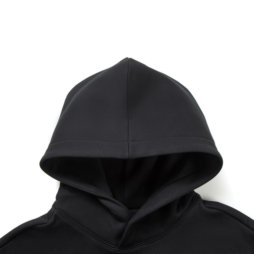 Li Ning Sports Lifestyle Series Casual Simple Hooded Pullover Letter Loose Fashion Versatile Sweatshirt Unisex Sweatshirt Black AWDVC67-2