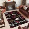 Liverpool Fc Personalized Name Floor Rug Office Rug Design For Game Room Hallway Bedrooms Living Rooms Antislip Carpet Anime Office Decor