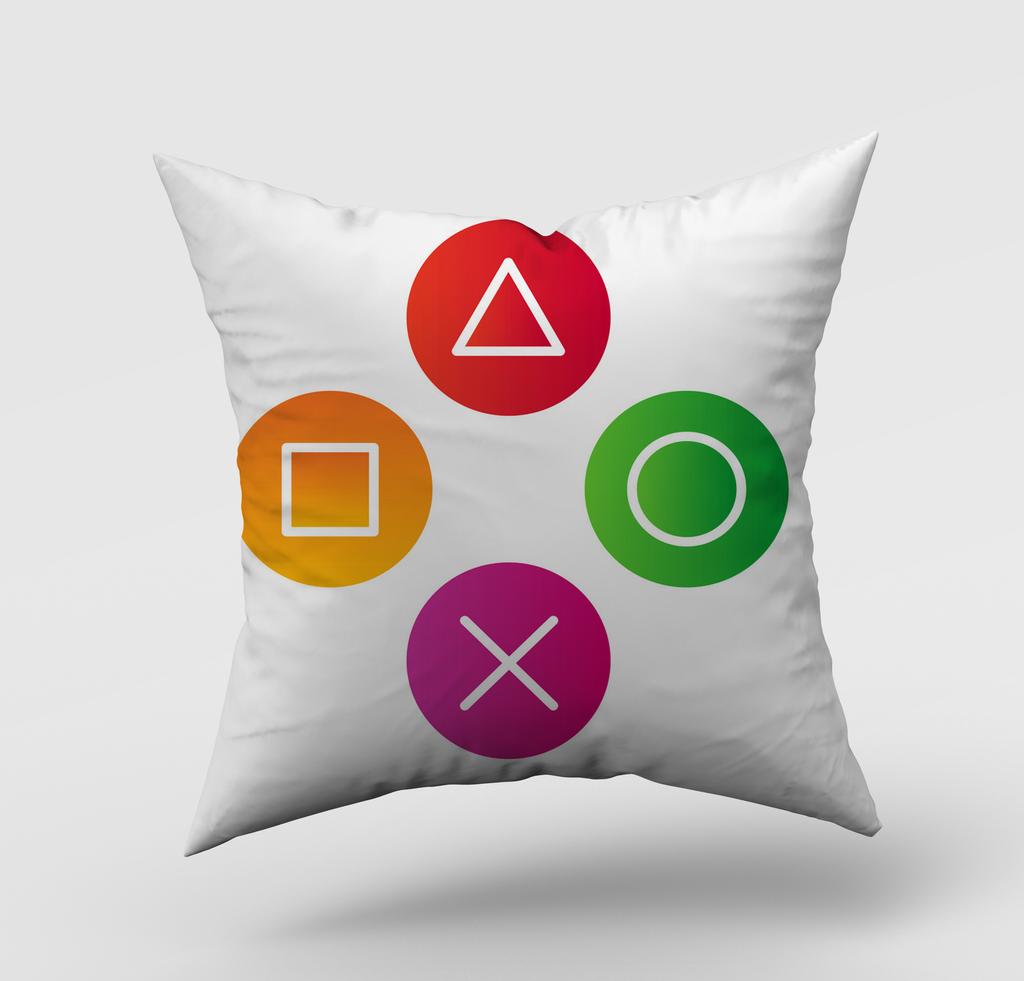 Декоративная наволочка для видеоигры, ретро полиэстеровая наволочка, диван, кровать, сиденье, наволочка, игровой вентилятор, подарок 45X45 см