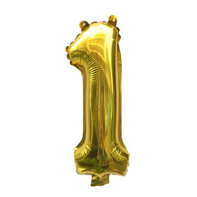 Алюминиевая пленка фольгированный воздушный шар с цифрами Широкое применение Безопасные и прочные цифры 0-9 фольгированные шары