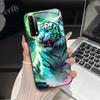 For Huawei P Smart 2021 Phone Case Trendy Fantasy Design Tempered Glass Bumper For Huawei Y7A PPA-LX3 PPA-LX1 PPA-LX2 Back Cover