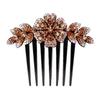 Headpiece Hair Accessories Bride Hair Jewelry Hairpin Hair Comb Shiny Rhinestone Inlaid Flower