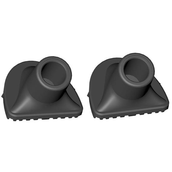 2Pcs Golf Bag Feet Wear-resistant Easy Installation Strong Grip Stable Non-slip Support Detachable Golf Club Pouch Stand Replacement