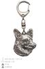 Cardigan Welsh Corgi - Silver-plated key ring with dog, handbag decoration, backpack pendant by Art-Dog brand