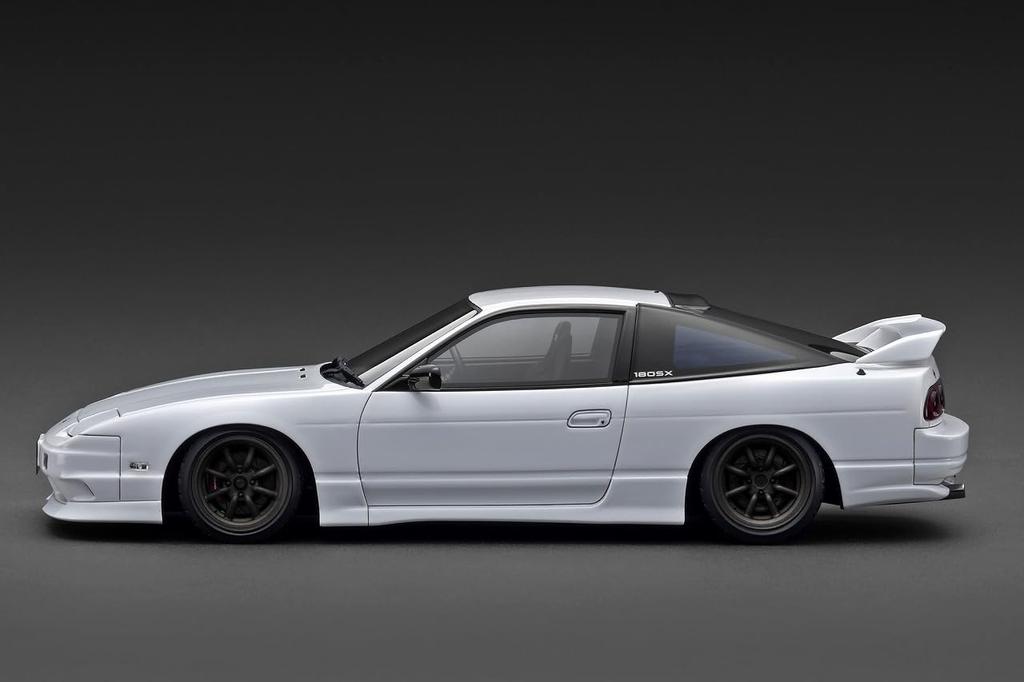 Ignition Model Scale Nissan 180SX TYPE X Finished IG3760 TK.Company 1/18 (RPS13) White, Product,
