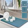 50*40см Коврик для сушки посуды Супервпитывающий коврик для сушки Нескользящий дизайн Очень большой коврик-протектор для столешницы Кухонные барные аксессуары