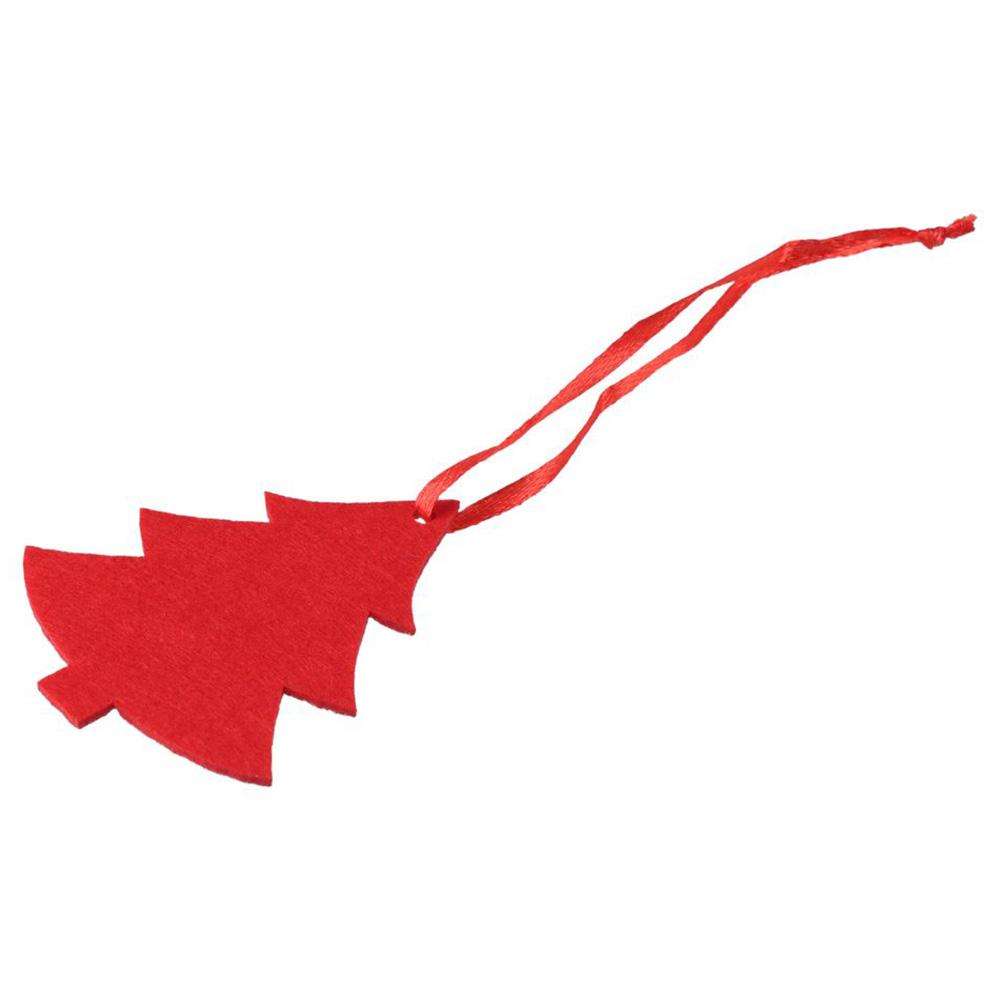 40шт 4 формы рождественский декоративный кулон легко повесить фетровые рождественские подвески Рождество