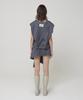 Meuameu Blazer Crop Layered Cover-Up
