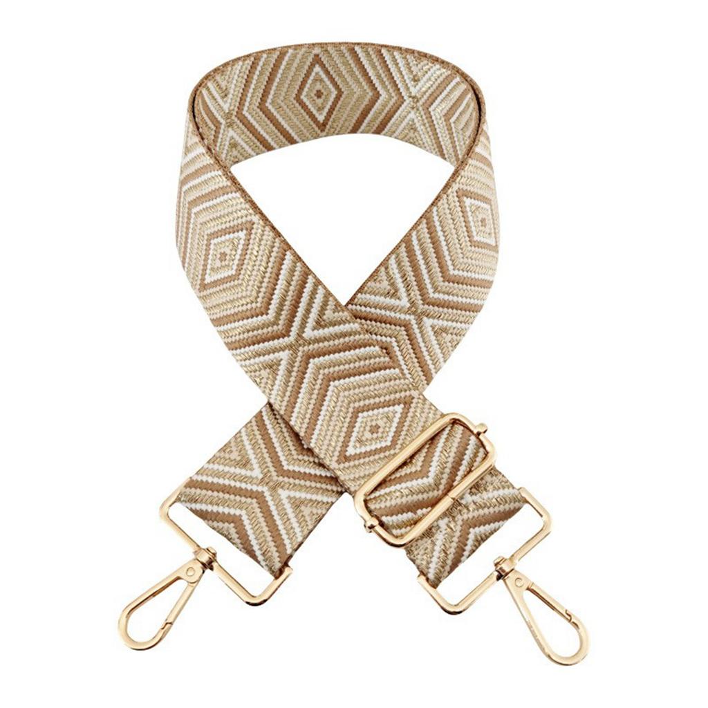 Утолщенный и расширенный ремень сумки, плетеный плечевой ремень для сумки, регулируемый и сменный длинный плечевой ремень для ношения на одном плече или через плечо.