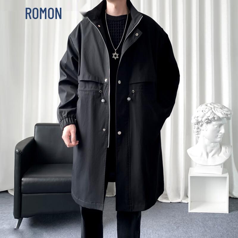 ROMON Мужской деловой тренч средней длины