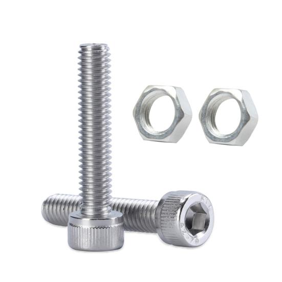 380 шт. M3 винты с шестигранной головкой под торцевой ключ, болты, гайки, набор из нержавеющей стали для машин