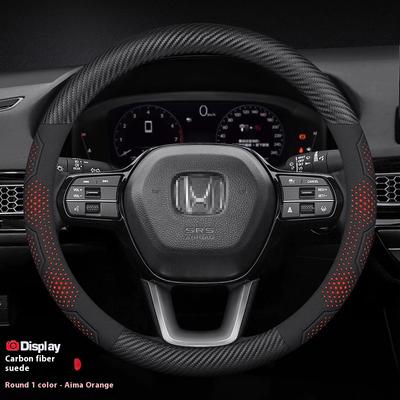 Для TYPE R Accord Civic HRV CRV CITY Jazz Pilot Odyssey Spirior FIT Накладка на руль автомобиля из углеродного волокна Автоаксессуары
