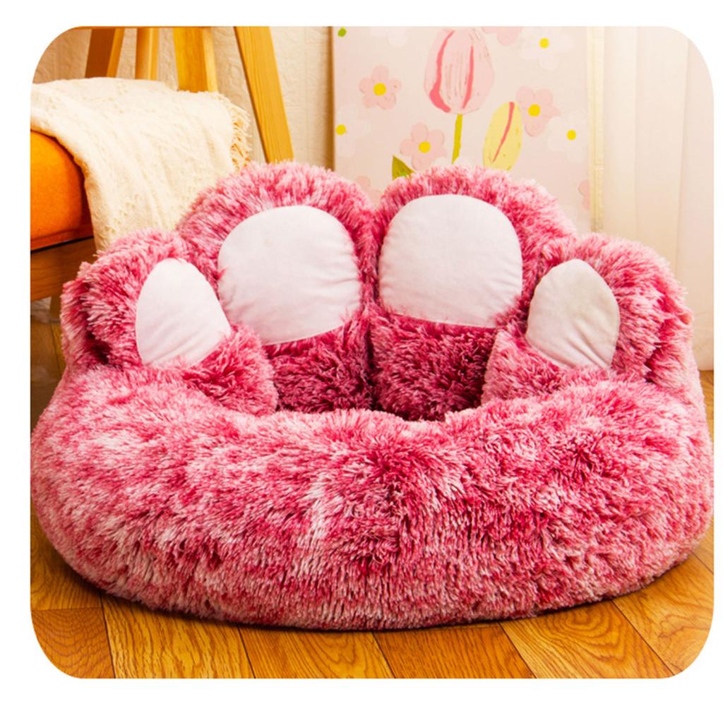 Small Cat Winter Bed Dog Sleeping Mat Pet House Mat Soft Thickened Plush Cushion Cat Bed Warm Open Bed Dogs Supplies