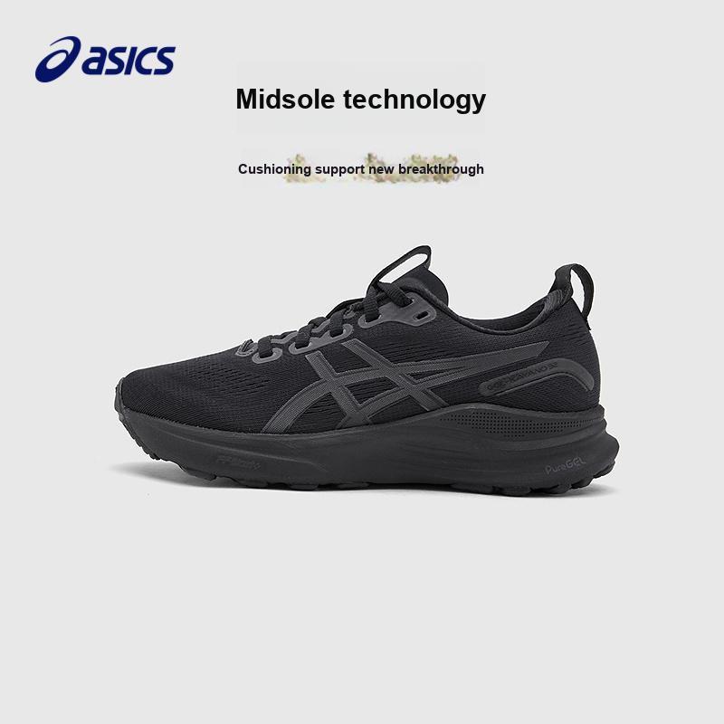 Asics Кроссовки для бега Gel-Kayano 32 Удобные Модные Нескользящие Прочные Поддержка Низкий Верх Детские Кроссовки Черные 1014A376-001