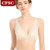 Solid Color Sexy Beach Bra Tulle Steel Free Bra Thin Comfortable Girls