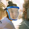 Transparent Full Face Shield, Reusable Anti-fogging Dust Mask, HD Goggles,
