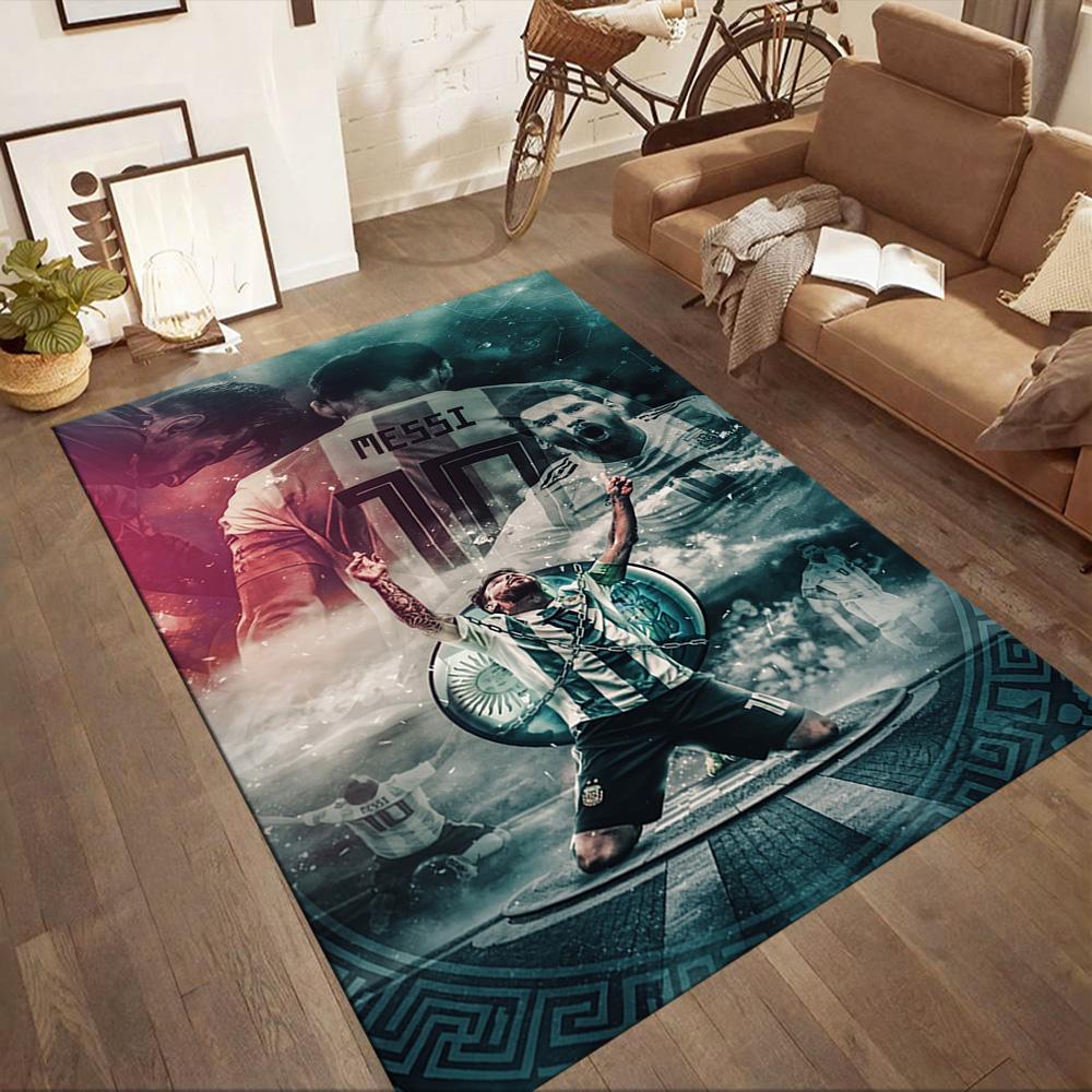 Messi 518 Carpet Perfect for Kitchen Dining Room Bedrooms Entryway Anti-slip Rug Anime Office Decor Perfect Birthday/Christmas Gift Idea