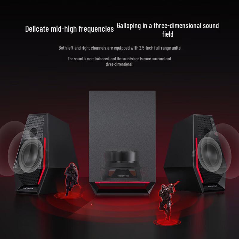 Edifier G1500max 2.1 Gaming Speakers with Subwoofer and Bluetooth 5.3