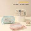 Breathable Mesh Portable Toiletry Pouch Large Capacity Coin Purse Wash Bags  Toiletries Storage